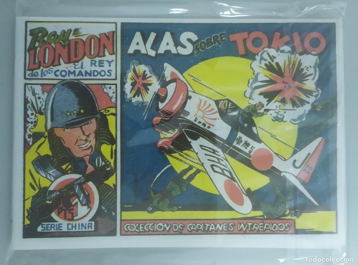 C&oacute;mics: COMIC LOTE 6 NUMEROS RAY LONDON REY DE LOS COMANDOS FACSIMIL REEDICION - Foto 2