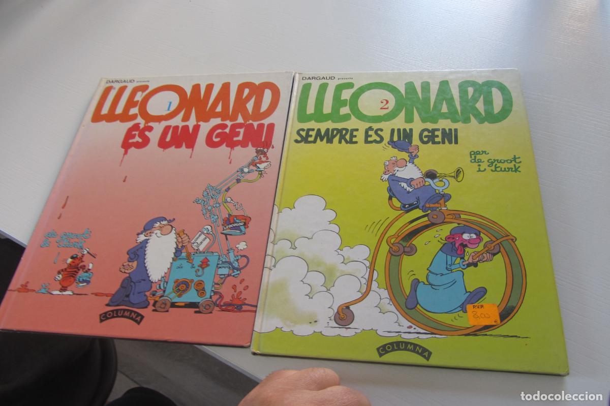 C&oacute;mics: LLEONARD SEMPRE ES UN GENI - ALBUMS 1 I 2, COLECCIO COMPLETA - COLUMNA 1991 arx117