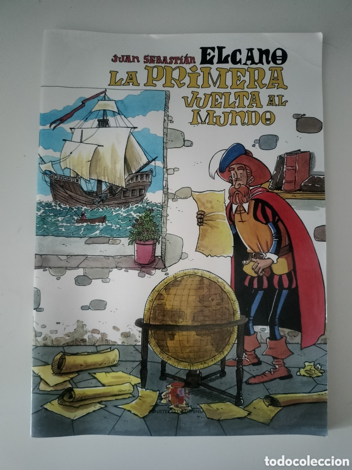 C&oacute;mics: COMIC JUAN SEBASTI&Aacute;N ELCANO PRIMERA VUELTA AL MUNDO. MINISTERIO DE DEFENSA.