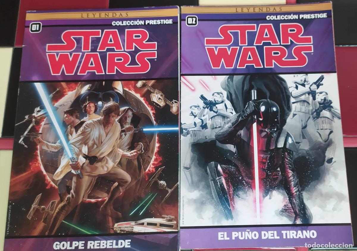 C&oacute;mics: Star Wars . 01 y 02 Colecci&oacute;n prestige. Golpe rebelde y el pu&ntilde;o del tirano