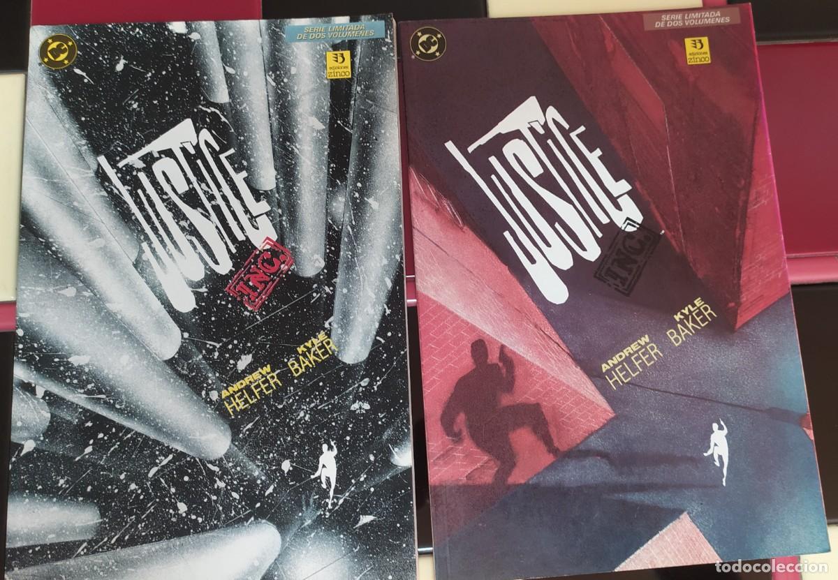 C&oacute;mics: Justice. 2 prestigios Ediciones Zinco. 1990. Andrew Helfer, Kyle Baker - Foto 1