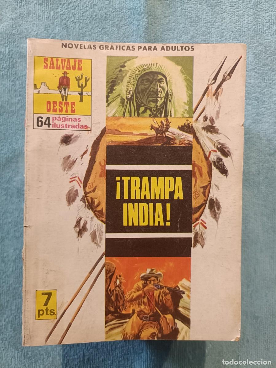 C&oacute;mics: Salvaje Oeste, n&ordm; 18 - &iexcl;Trampa India! - Producciones Editoriales 1970