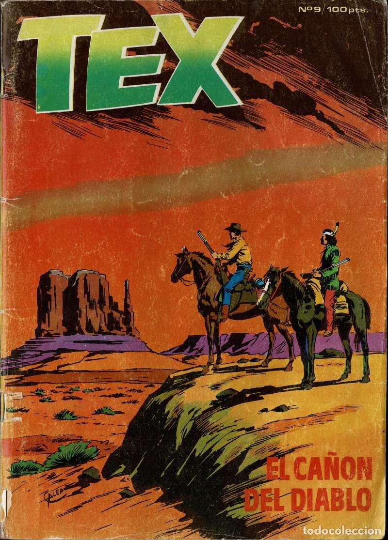 C&oacute;mics: Tex N&ordm; 9. El Ca&ntilde;&oacute;n del Diablo - G. L. Bonelli
