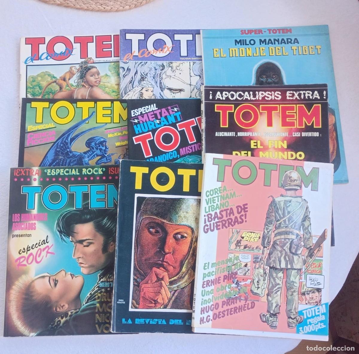 C&oacute;mics: TOTEM 9 ejemplares Nueva Frontera y Toutain.
