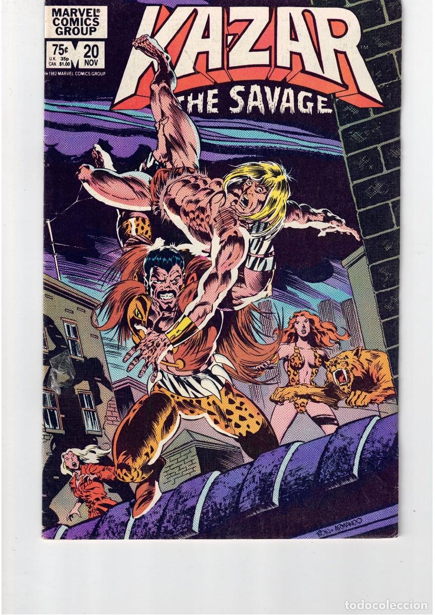 C&oacute;mics: Kazar 20. Editorial Marvel USA.