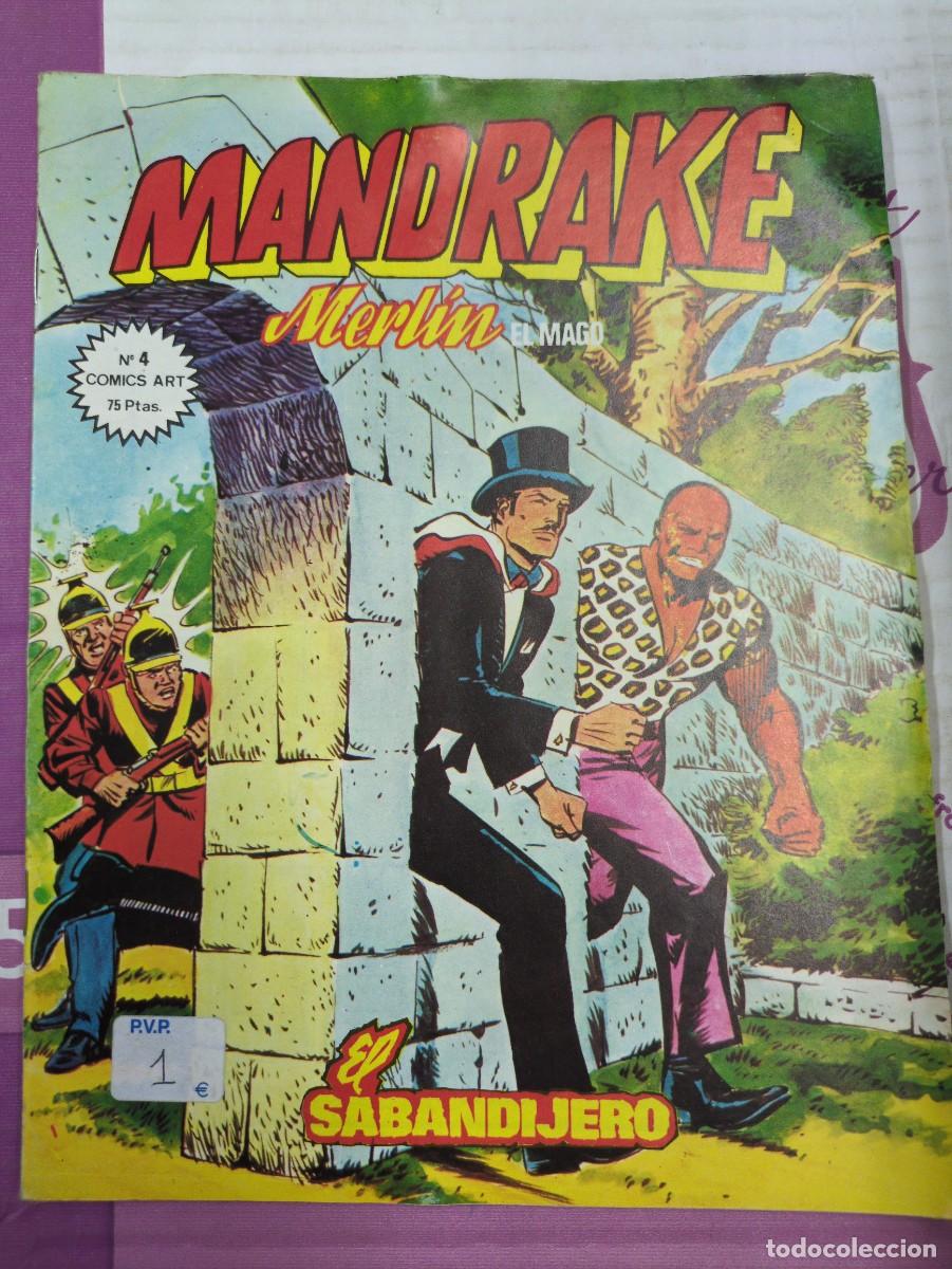 C&oacute;mics: MANDRAKE MERLIN EL MAGO N&ordm; 4 - COMICS ART - VERTICE - Foto 1