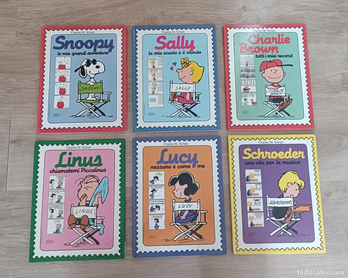 C&oacute;mics: Colecci&oacute;n Completa IL MONDO DE SCHULZ de Charles M. Schulz, 6 tomos Snoopy, Linus, Charlie Brown etc