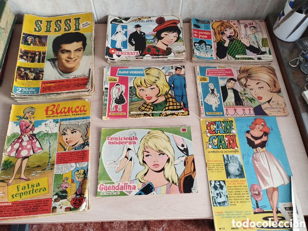 C&oacute;mics: LOTE 76 REVISTAS JUVENILES SISSI SERENATA -CLARO LUNA-SUSANA-ROSAS BLANCAS-GUENDALINA-BLANCA- CANC&Aacute;N