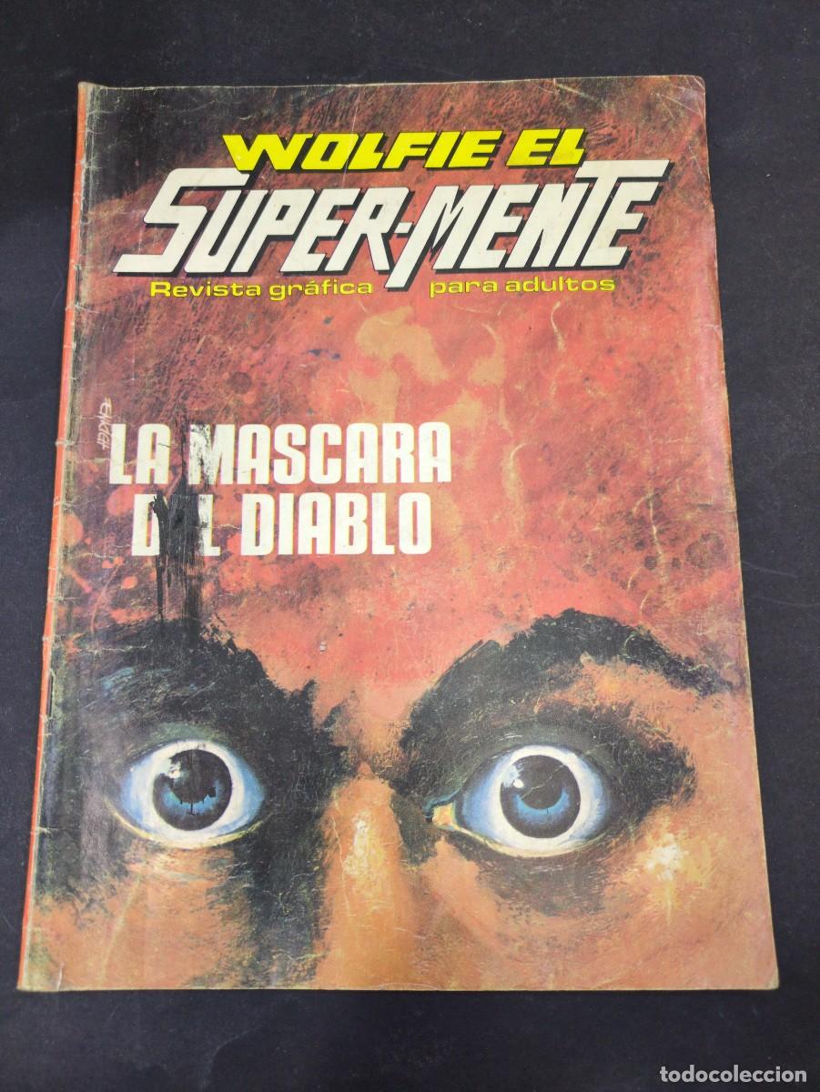 C&oacute;mics: WOLFIE EL SUPER-MENTE N&deg; 3 DE 3 - LA M&Aacute;SCARA DEL DIABLO - EDITORIAL PRODUCCIONES EDITORIALES 1982
