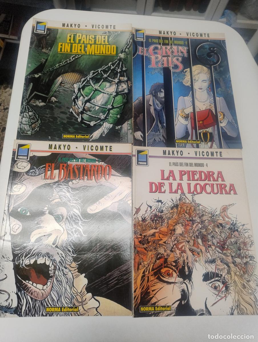 C&oacute;mics: El Pa&iacute;s del Fin del Mundo (4 vols. completo) - Makyo - Vicomte