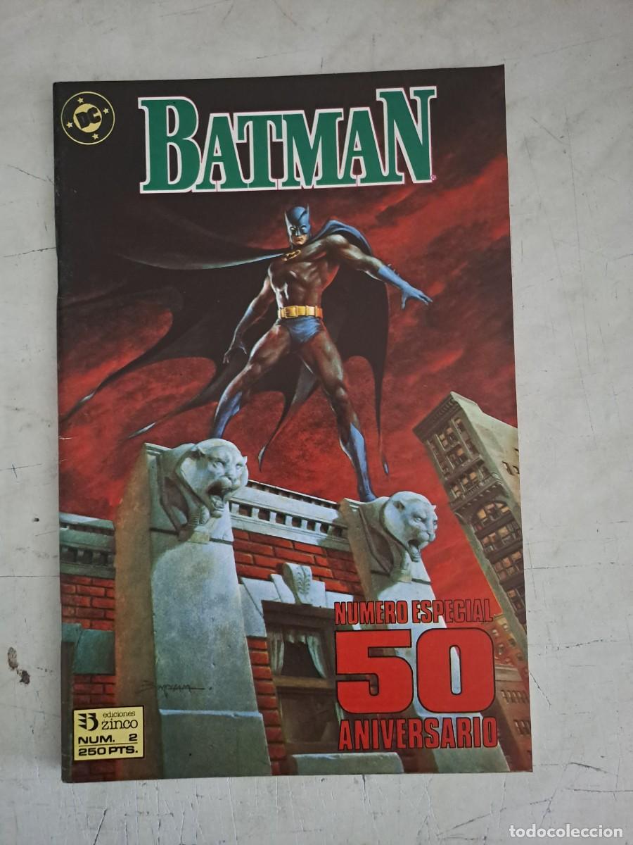 C&oacute;mics: Batman 2, 50 aniversario, Zinco en perfecto estado Bolsa DA