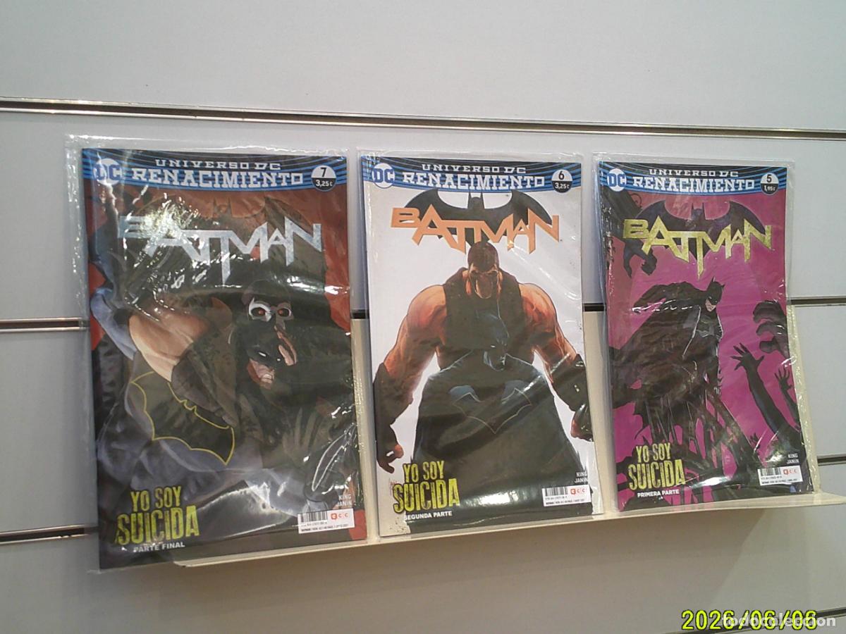 C&oacute;mics: BATMAN YO SOY SUICIDA SAGA COMPLETA 3 NUMEROS UNIVERSO DC RENACIMIENTO - ECC