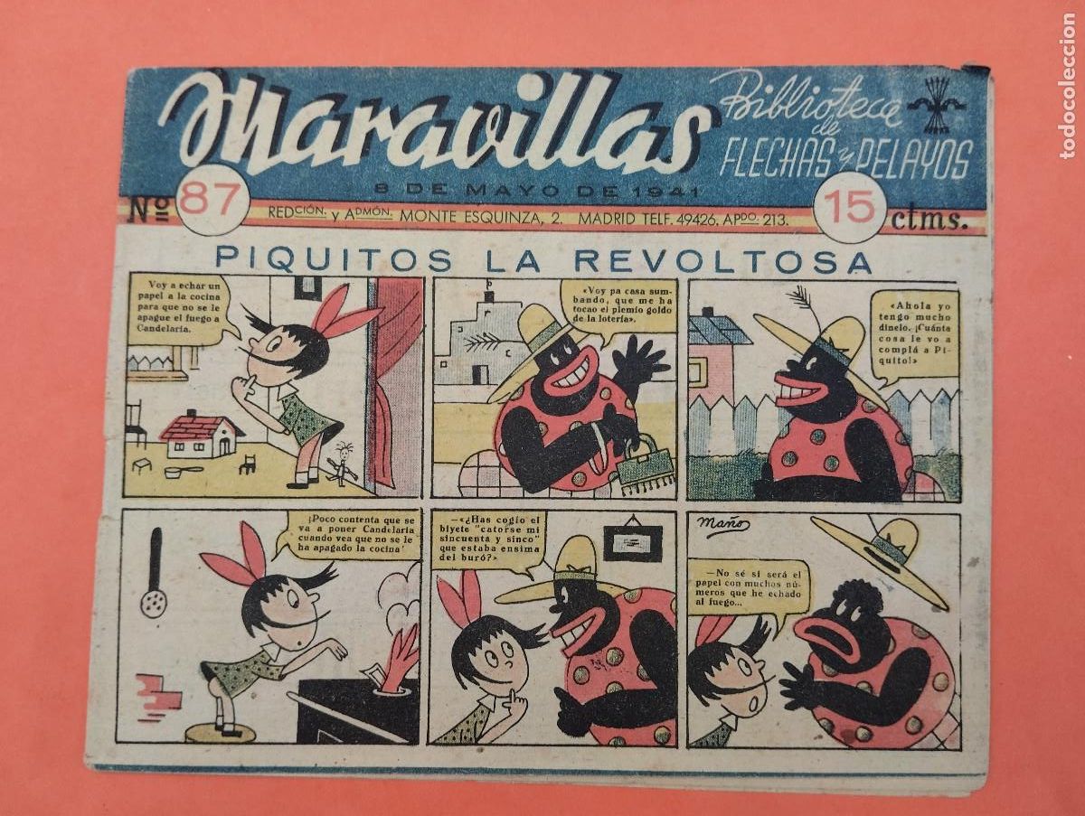 C&oacute;mics: MARAVILLAS &ndash; BIBLIOTECA DE FLECHAS Y PELAYOS NUMERO 87