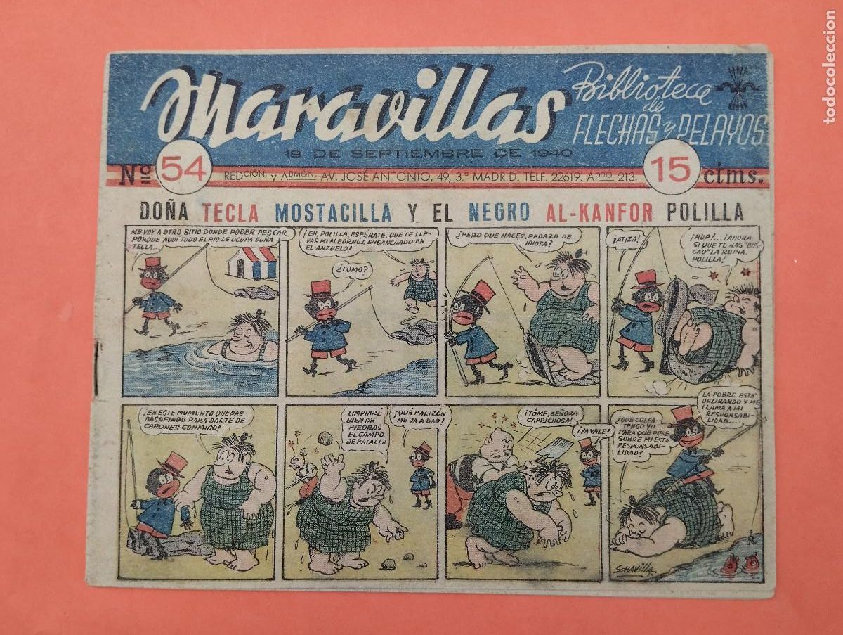 C&oacute;mics: MARAVILLAS &ndash; BIBLIOTECA DE FLECHAS Y PELAYOS NUMERO 54