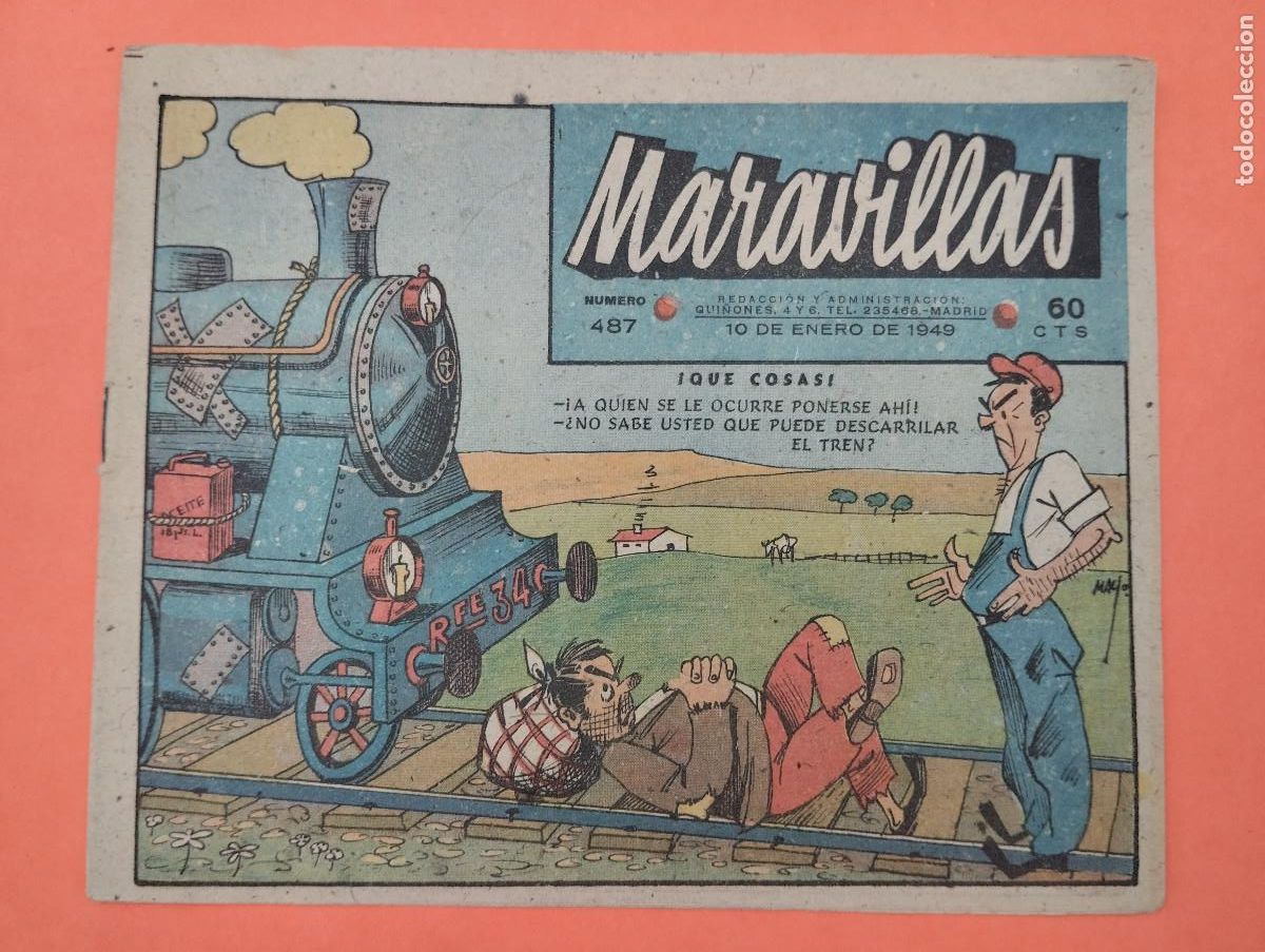 C&oacute;mics: MARAVILLAS N&ordm;487 TEBEO 1949