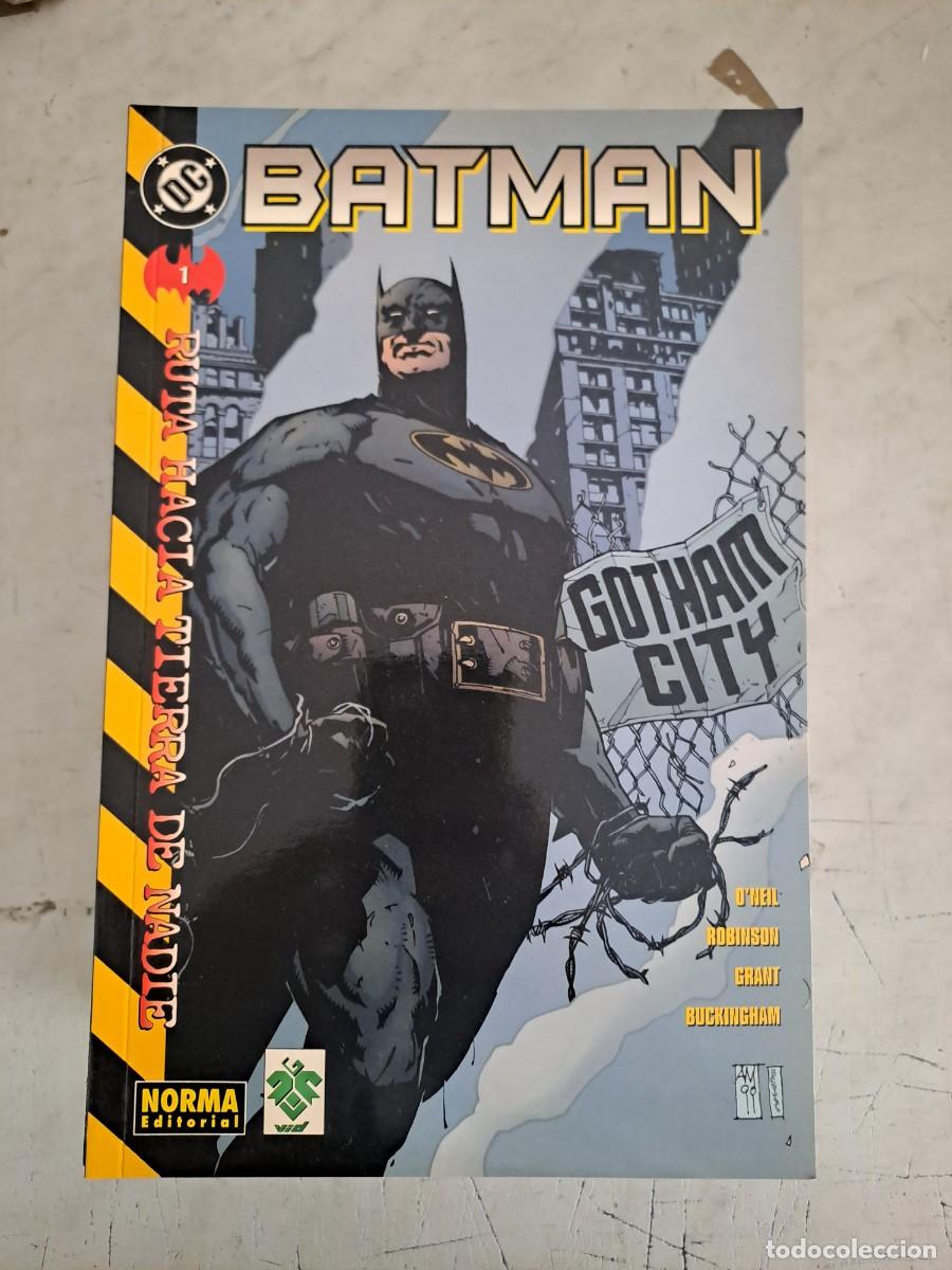 C&oacute;mics: Batman, tierra de nadie casi completa 24 de 25, falta el 23, Norma en muy buen estado Bolsa DA
