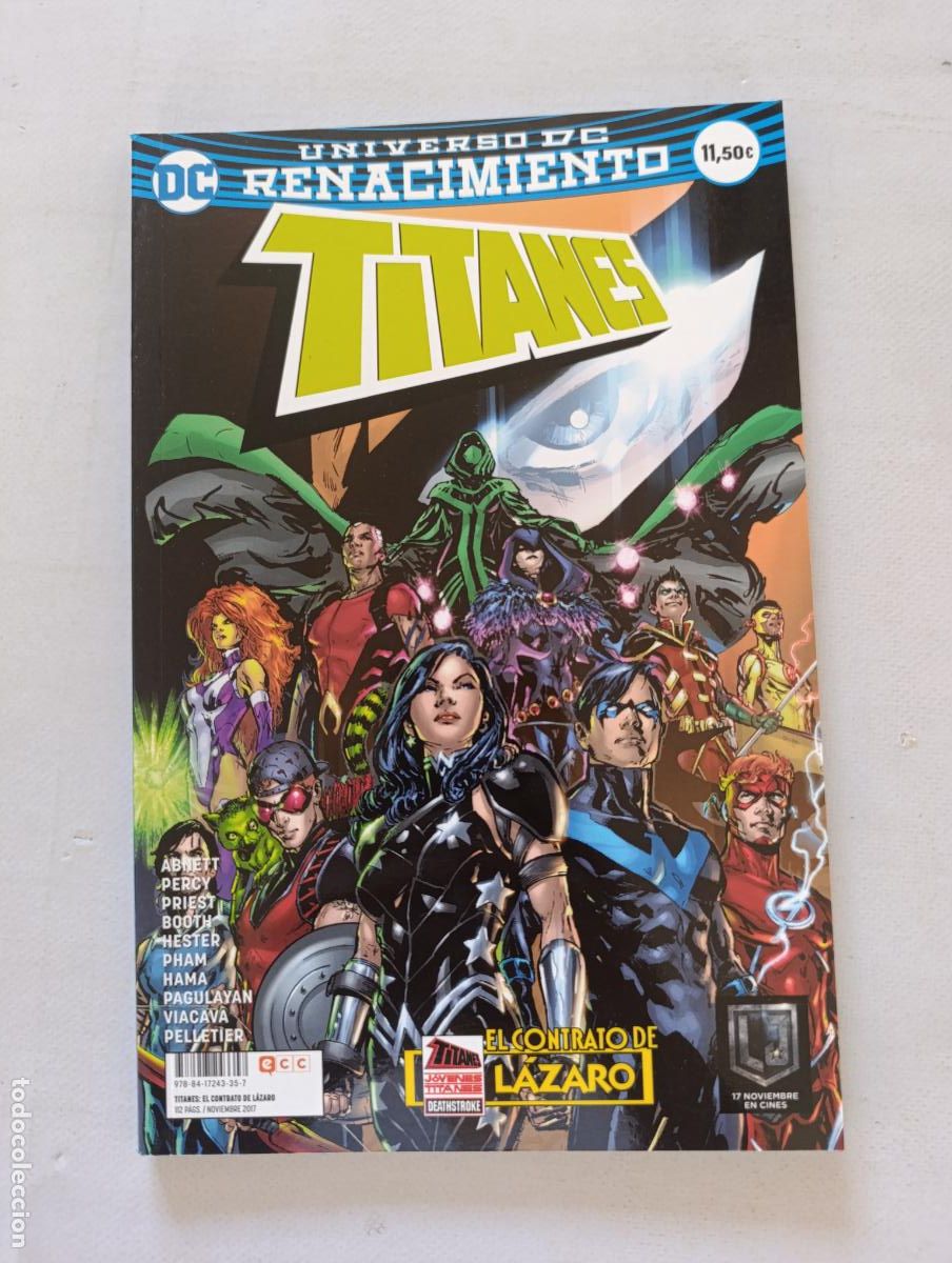 C&oacute;mics: TITANES: EL CONTRATO DE LAZARO - UNIVERSO DC RENACIMIENTO - ECC (370w)