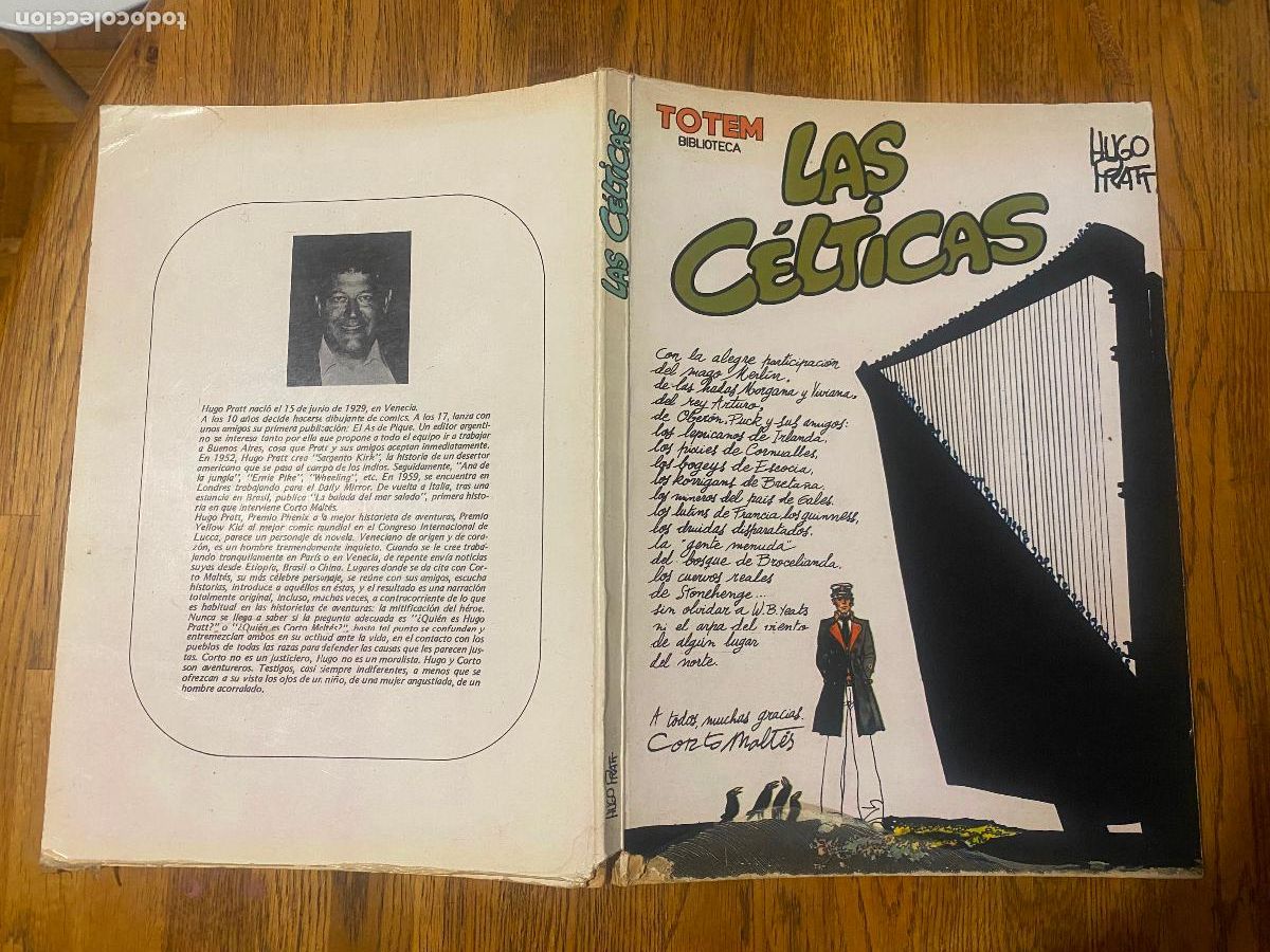 C&oacute;mics: &iexcl;&iexcl;LIQUIDACION!! PEDIDO MINIMO 5 EUROS - LAS C&Eacute;LTICAS - HUGO PRATT - T&Oacute;TEM