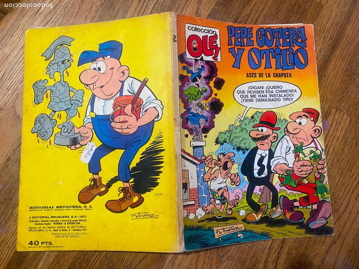 C&oacute;mics: &iexcl;&iexcl;LIQUIDACION!! PEDIDO MINIMO 5 EUROS - COLECCI&Oacute;N OL&Eacute;! 85 - PEPE GOTERA Y OTILIO - BRUGUERA 1973