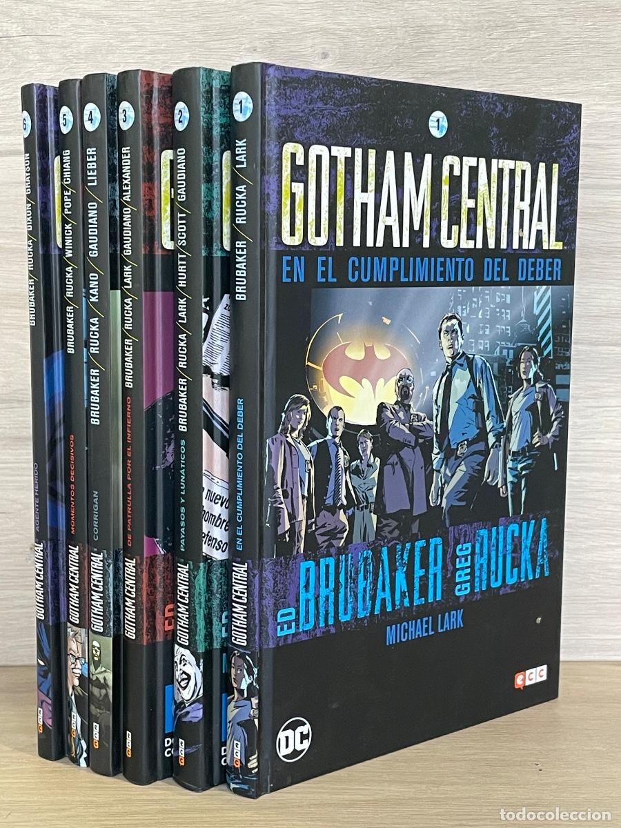 C&oacute;mics: Gotham Central / Completo 6 vol&uacute;menes / Greg Rucka, Ed Brubaker, Michael Lark, Stefano Gaudiano