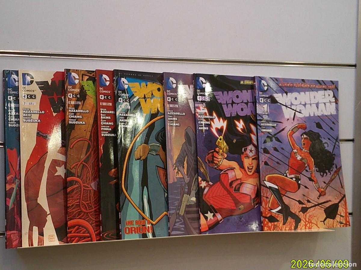 C&oacute;mics: WONDER WOMAN CASI COMPLETA 8 NUMEROS DEL N&ordm; 1 AL 8 (SOLO FALTA EL 9) DC - ECC OFERTA (ANTES 71,60&euro;)
