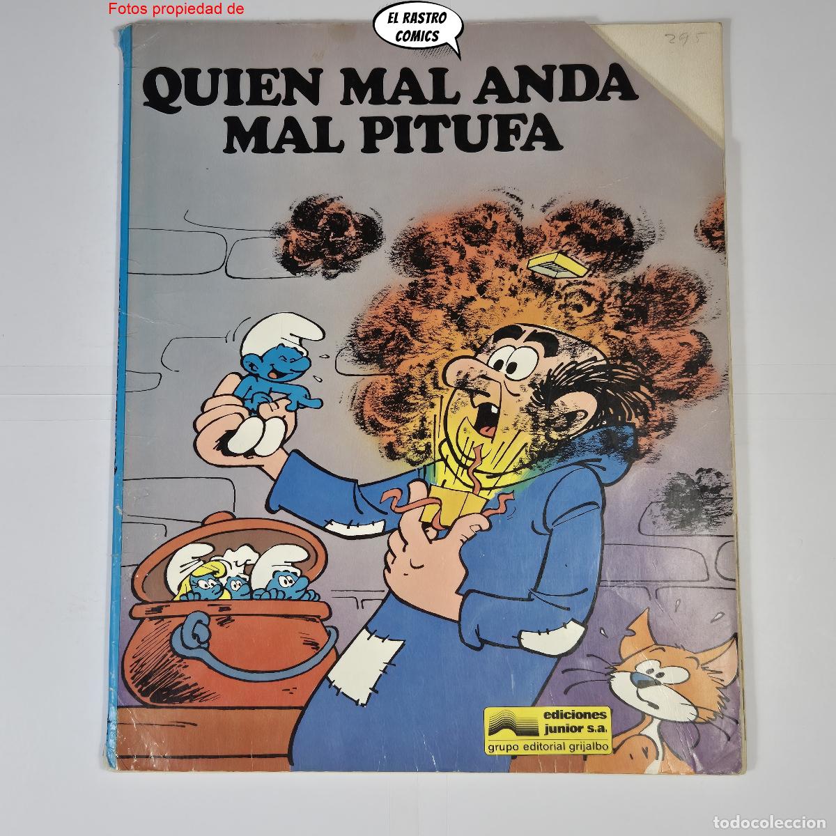C&oacute;mics: Los Pitufos, Quien mal anda mal pitufa, ed Grijalbo 1983