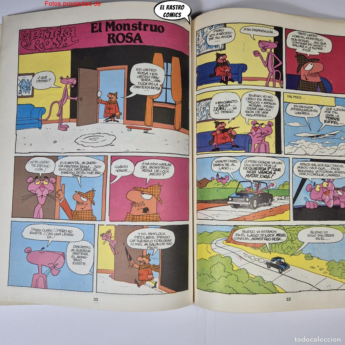 C&oacute;mics: La Pantera Rosa album n&ordm; 2, ed Hitpress 1981 - Foto 4