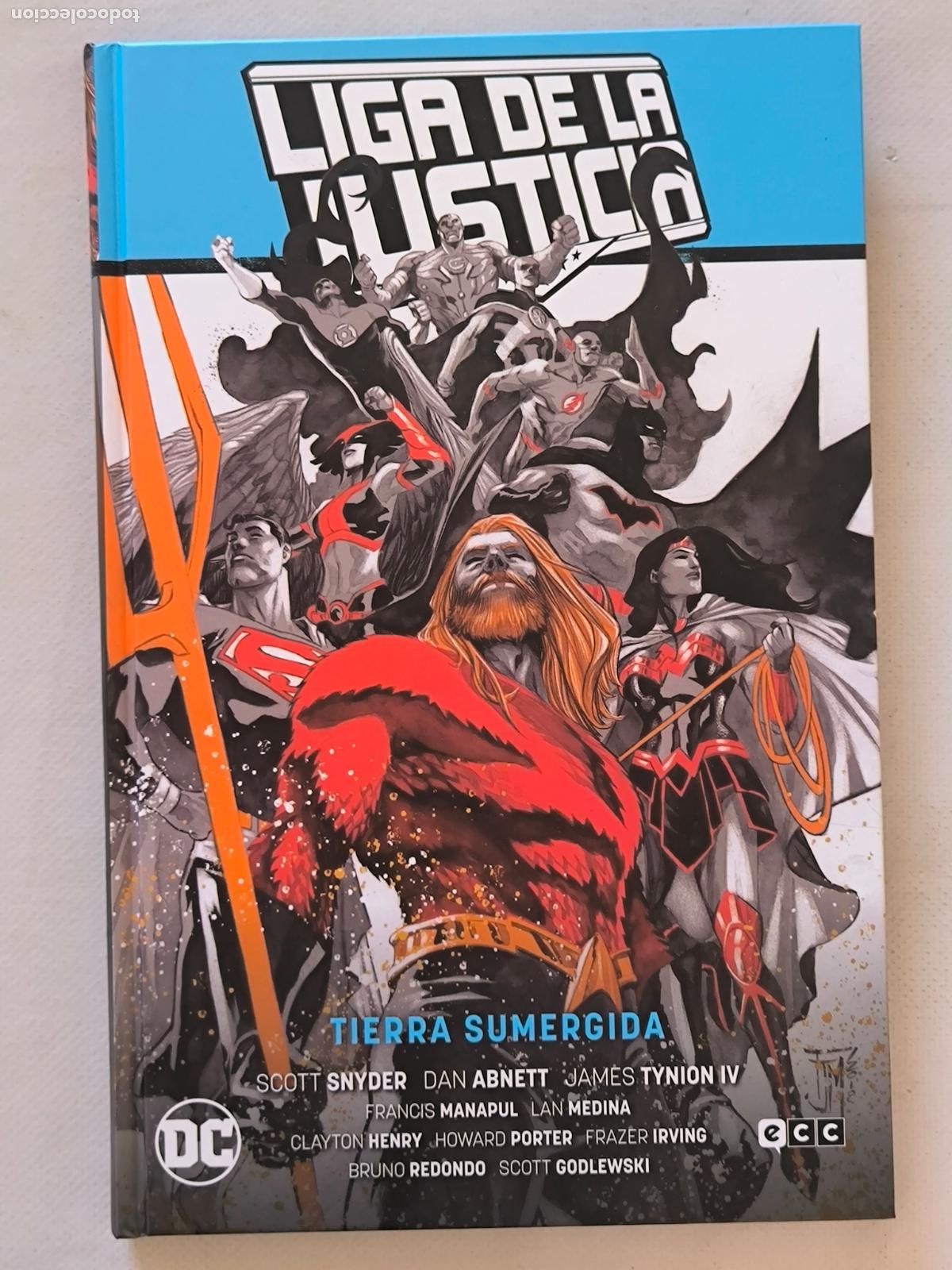 C&oacute;mics: LIGA DE LA JUSTICIA VOL. 2: TIERRA SUMERGIDA - LA TOTALIDAD PARTE 3 - ECC - TAPA DURA - NUEVO (8J*w)