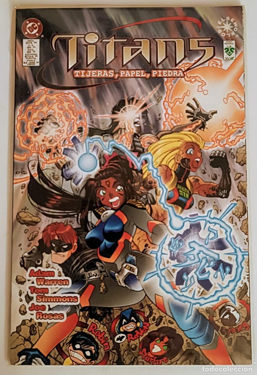 C&oacute;mics: Titans: Tijeras, Papel, Piedra (1998) Elseworlds - Editorial Vid - MINT