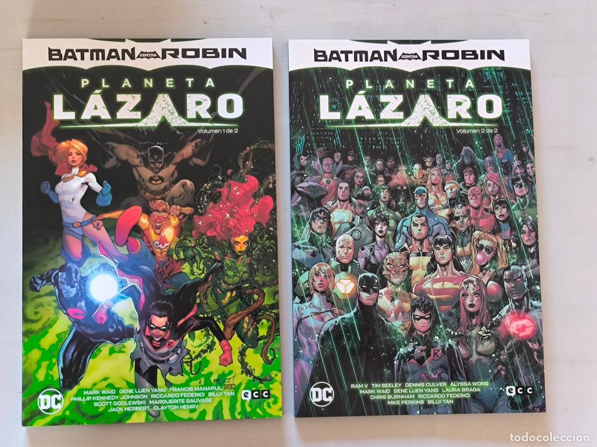 C&oacute;mics: PLANETA LAZARO COMPLETA - TOMO 1 Y 2 - BATMAN CONTRA ROBIN - DC - ECC (361)