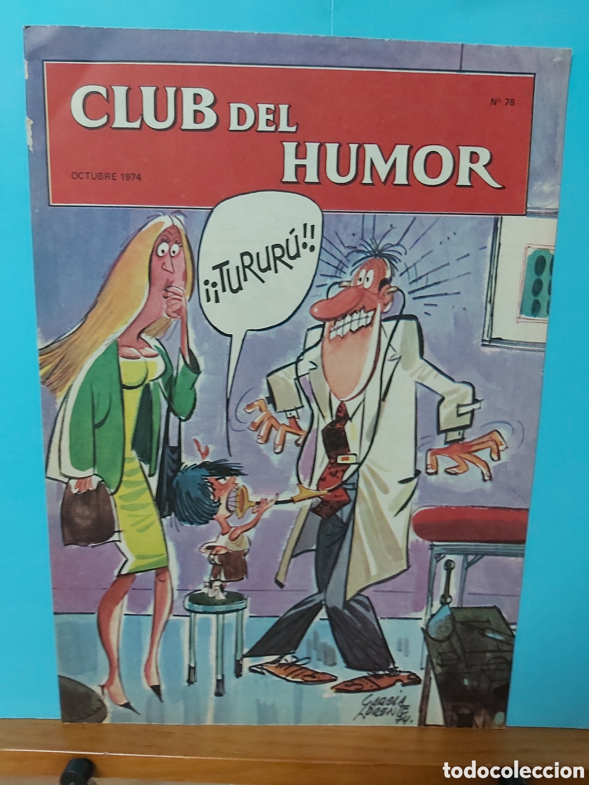 Comics: Archivo * CLUB DEL HUMOR * N&ordm; 78 * EDITA IBERO MUNDIAL * Laboratorio FIDES 1974 *