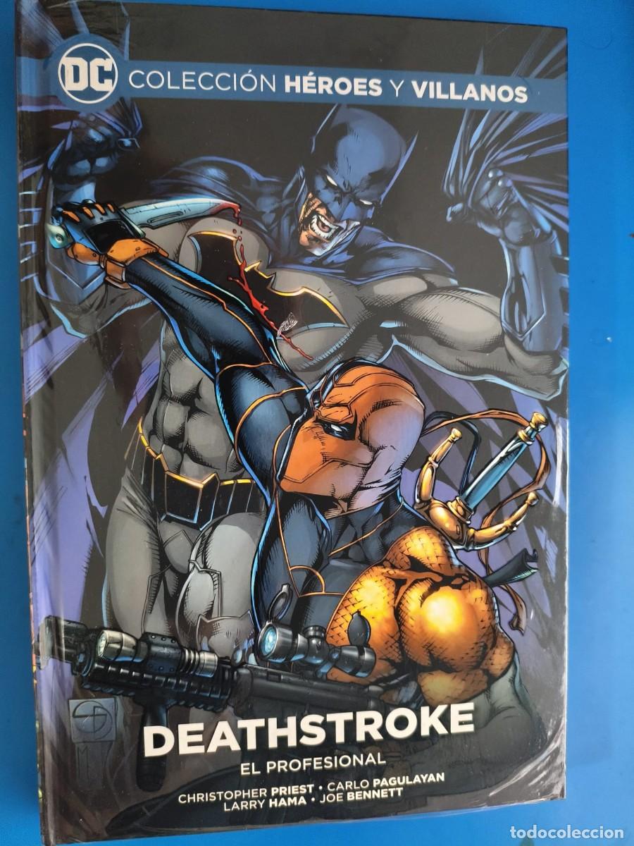 C&oacute;mics: Colecci&oacute;n h&eacute;roes y villanos 68 Deathstroke -El profesional - Dc Salvat ECC