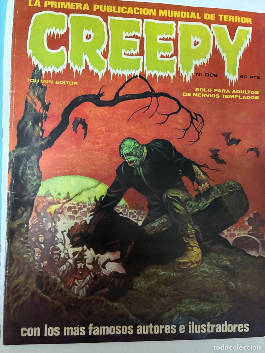 C&oacute;mics: CREPY, Toutain Editorial, numeros , 8, 9 y 10. Revista para adultos