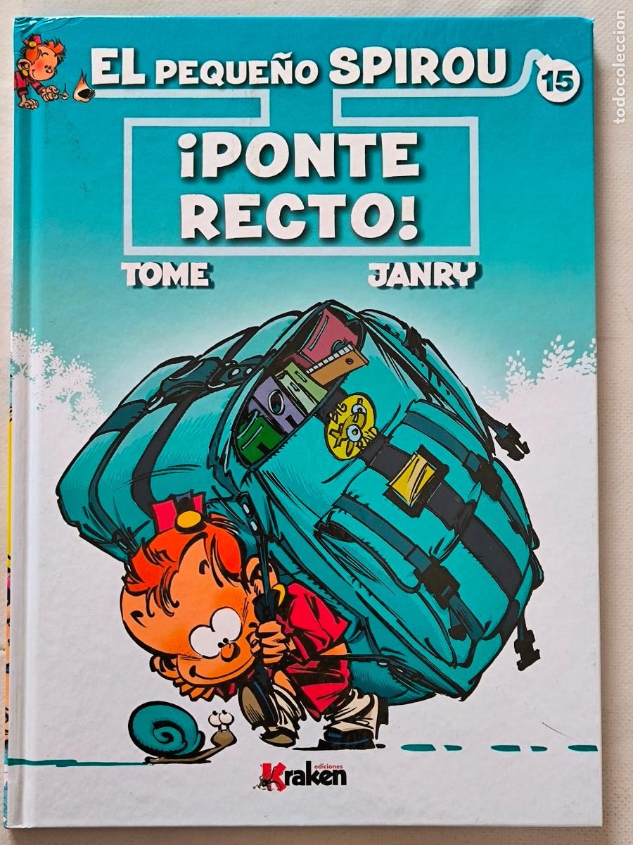 C&oacute;mics: EL PEQUE&Ntilde;O SPIROU N&ordm; 15 - &iexcl;PONTE RECTO! - TOME & JANRY - KRAKEN - TAPA DURA - NUEVO (HI)