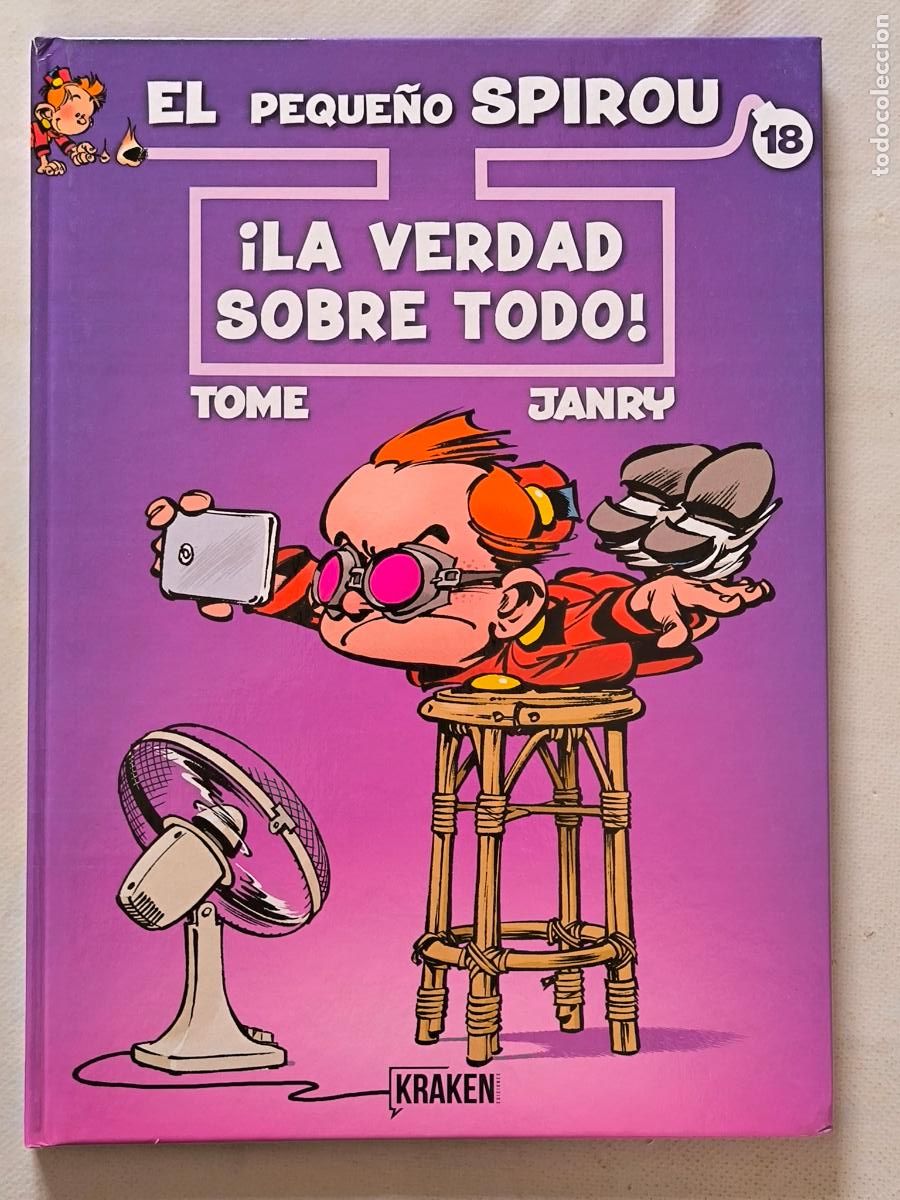 C&oacute;mics: EL PEQUE&Ntilde;O SPIROU N&ordm; 18 - &iexcl;LA VERDAD SOBRE TODO! - TOME & JANRY - KRAKEN - TAPA DURA (IO)