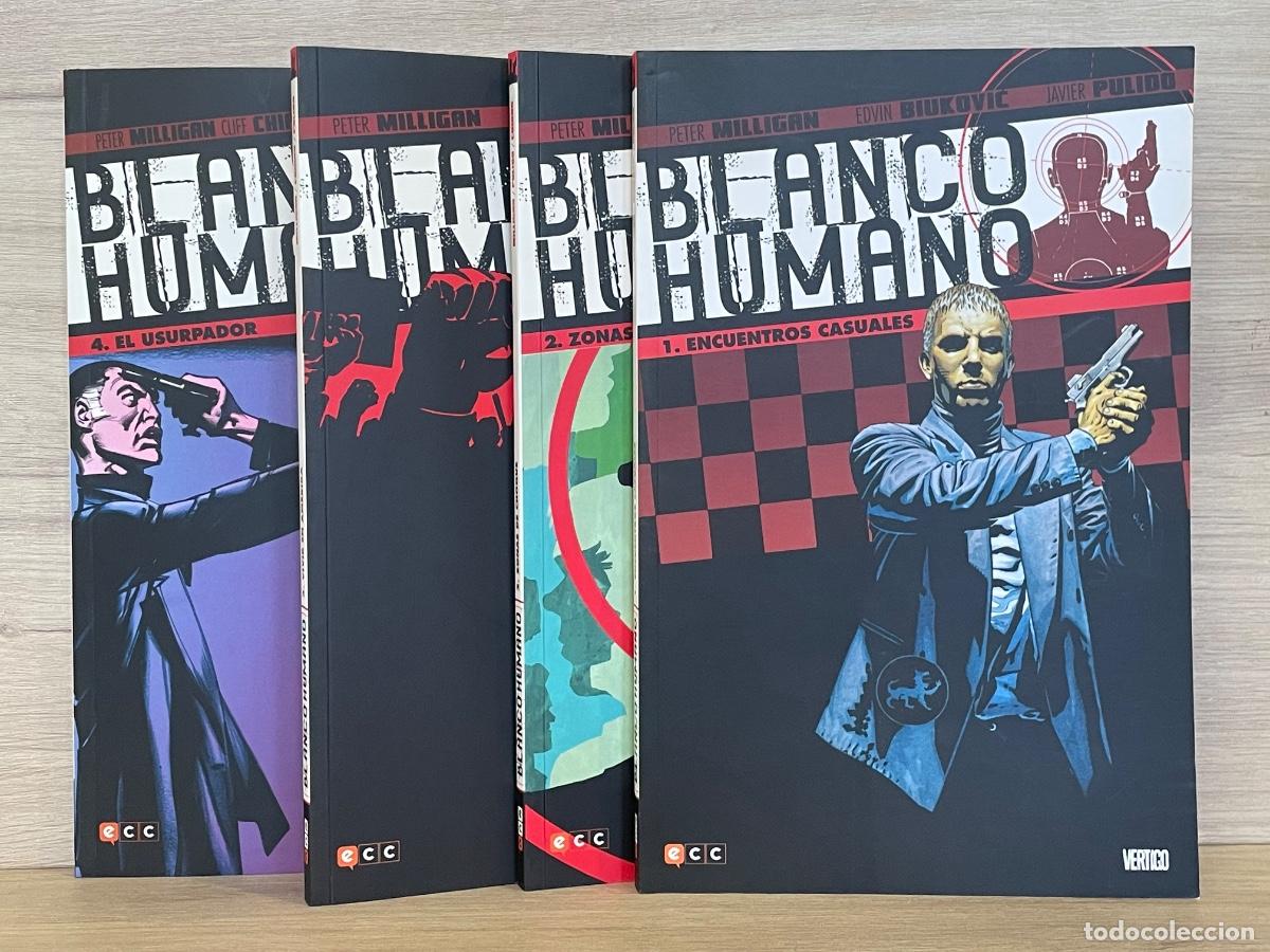 C&oacute;mics: Blanco humano / Completo 4 vol&uacute;menes / Peter Milligan, Javier Pulido, Edvin Biukovic