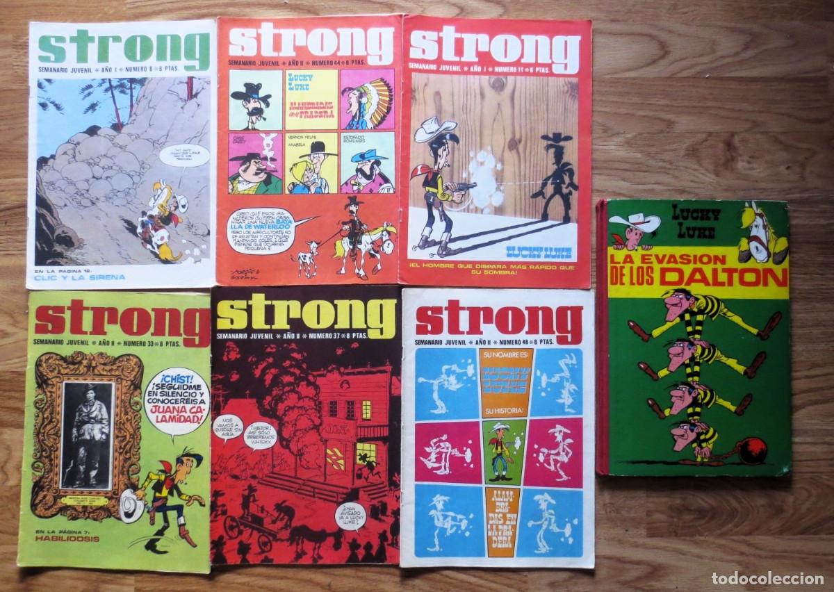 C&oacute;mics: STRONG -SEMANARIO JUVENIL LUCKY LUKE + LA EVASION DE LOS DALTON EDICIONES TORAY