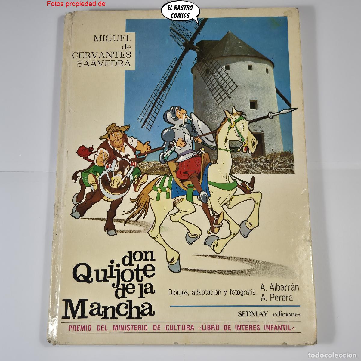 C&oacute;mics: Don Quijote de la Mancha, (comic y foto), ed Sedmay 1979