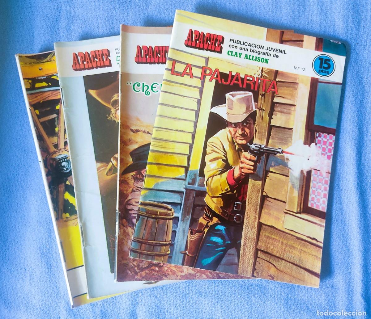 Comics: LOTE DE 4 EJEMPLARES ORIGINALES PUBLICACION JUVENIL APACHE