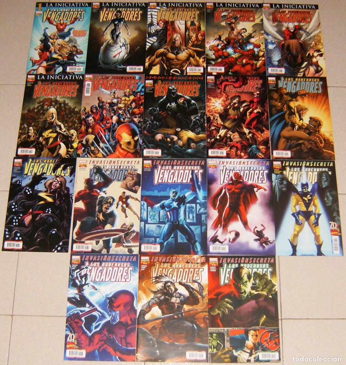 C&oacute;mics: LOS PODEROSOS VENGADORES 01 a 36 COMPLETA Panini - Foto 1