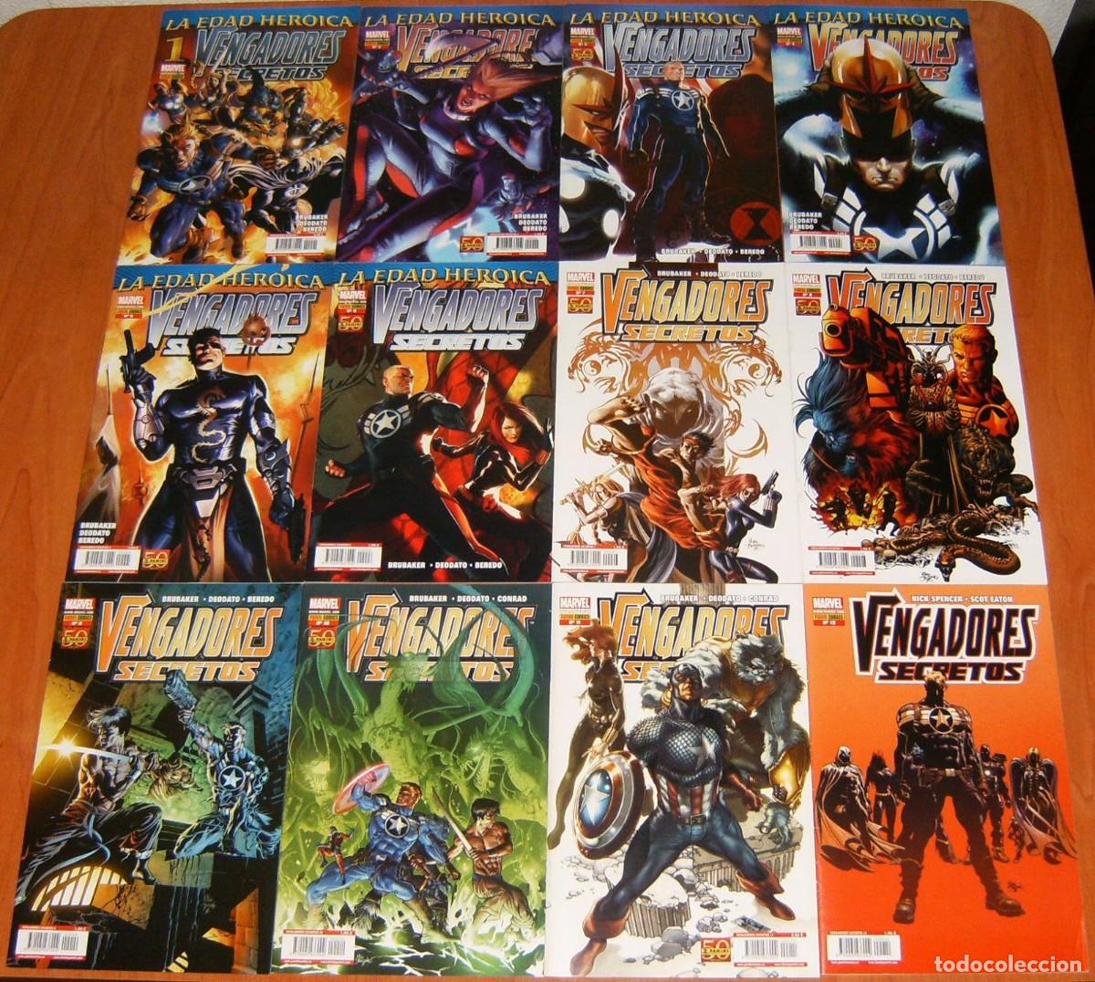C&oacute;mics: VENGADORES SECRETOS vol 1 Panini 01 a 12 LOTE