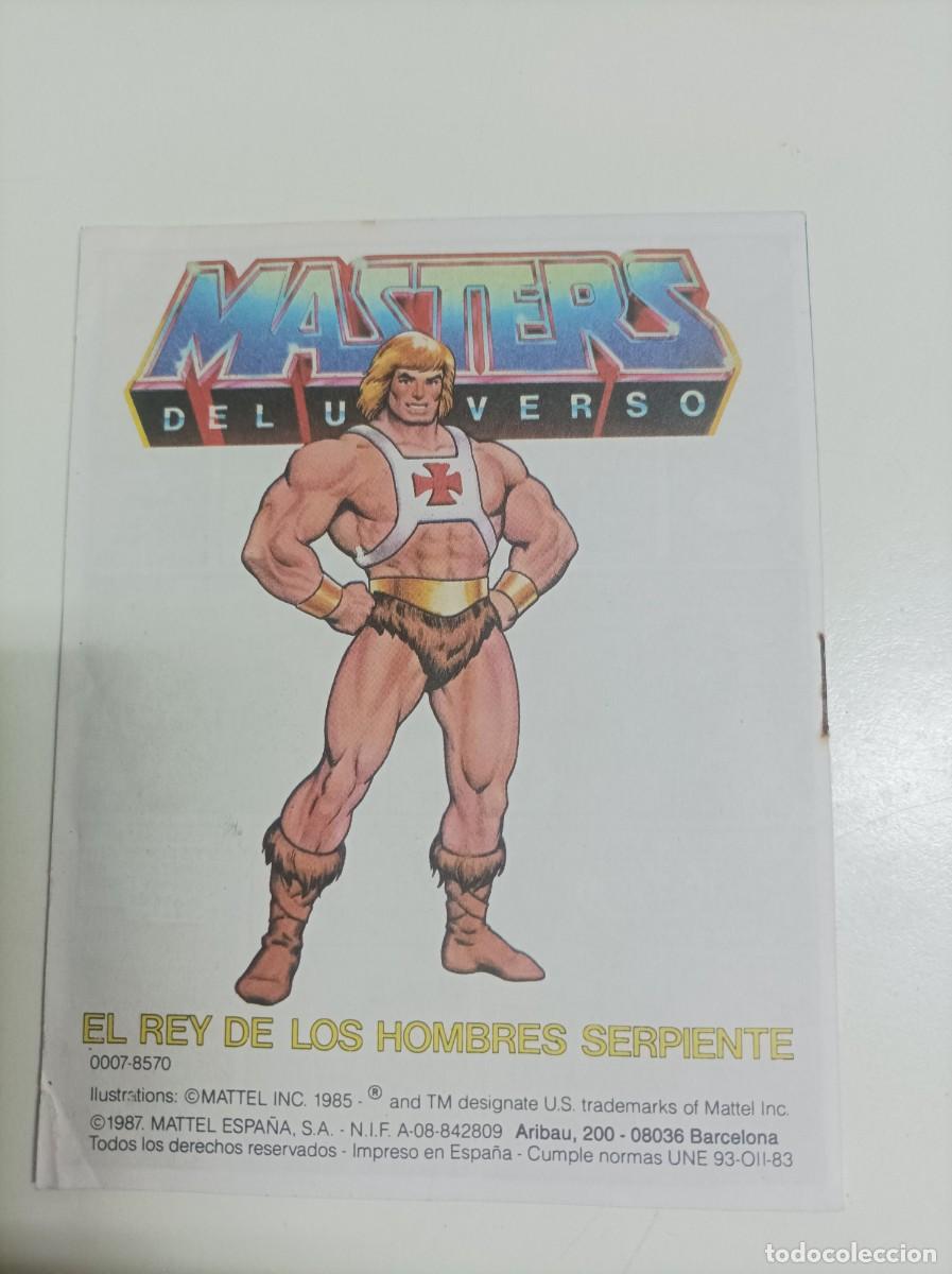 C&oacute;mics: Mini comic. Masters del Universo. El rey de los hombres serpiente. Mattel 1985. - Foto 2
