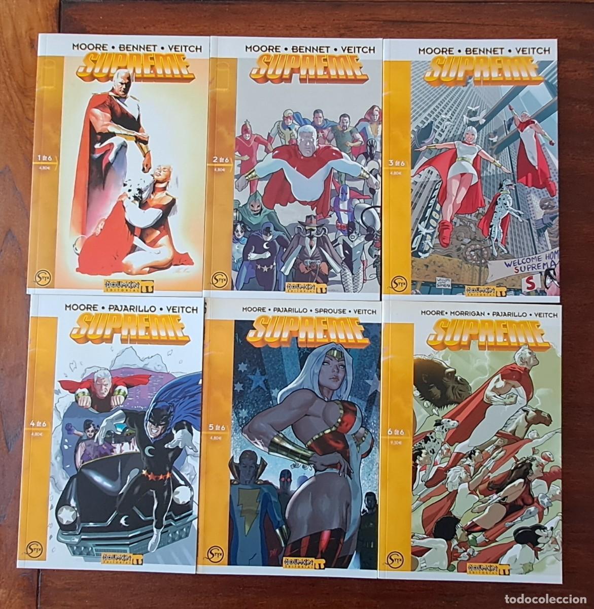 C&oacute;mics: Alan Moore Supreme Completa 6 comics Dolmen 2003