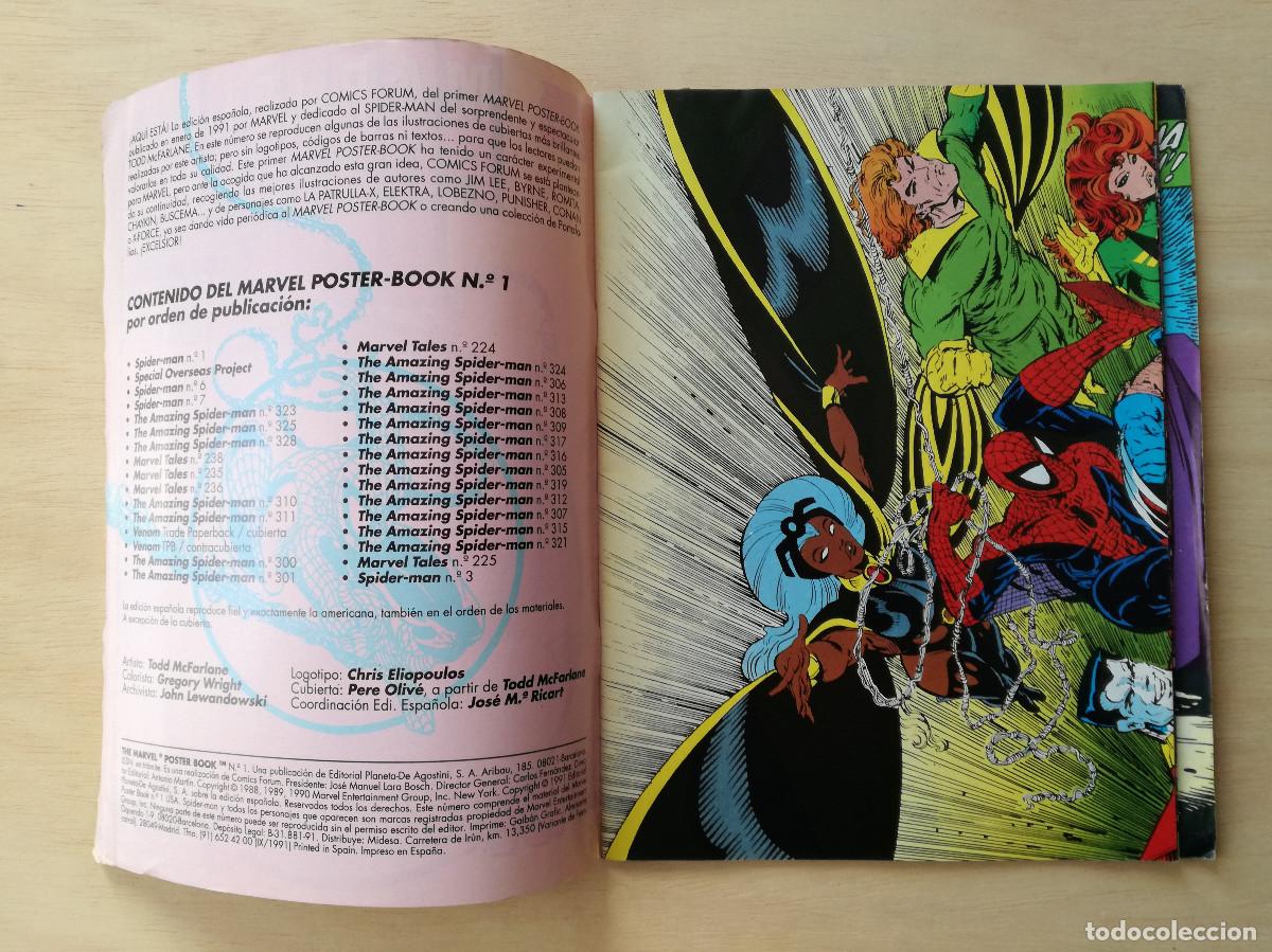 C&oacute;mics: MARVEL POSTER BOOK SPIDERMAN - MEJORES POSTERS TODD MCFARLANE - Foto 2