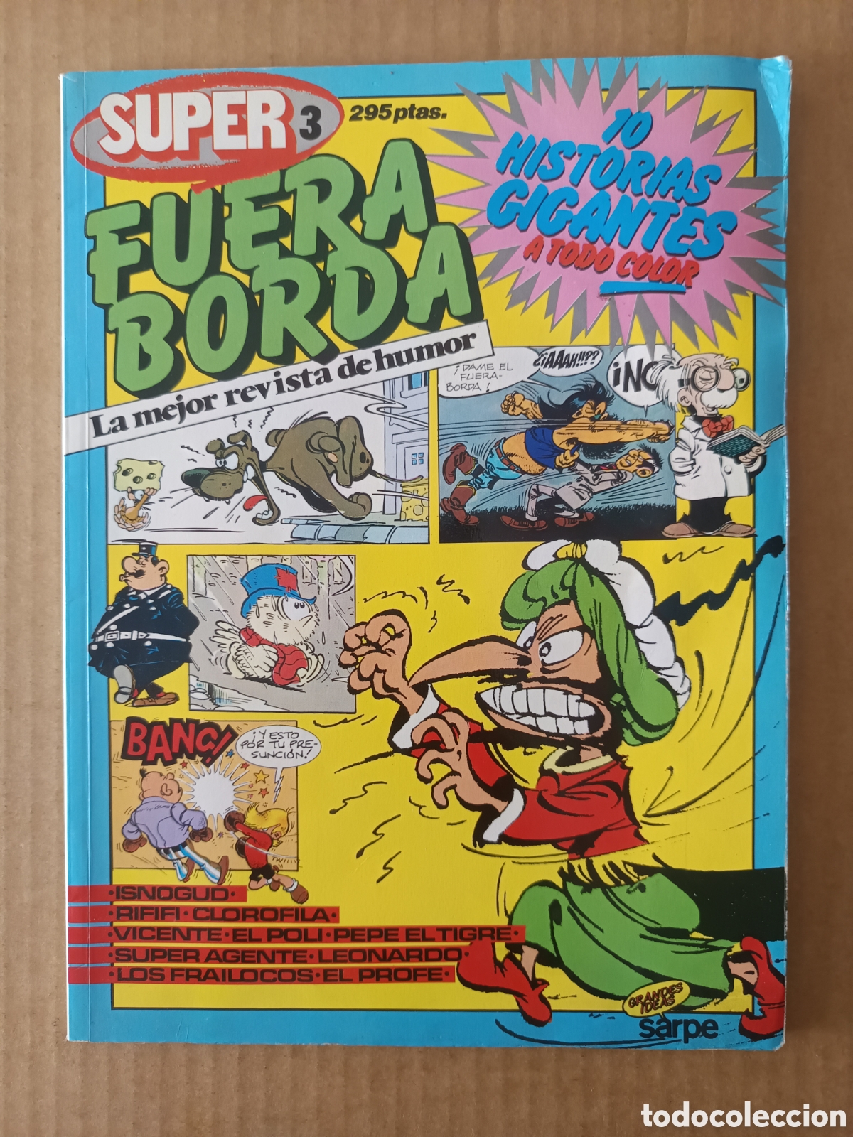 C&oacute;mics: S&uacute;per Fuera Borda n&deg;3 (Grandes Ideas Sarpe, 1984). P&aacute;ginas a color y cubiertas en r&uacute;stica.