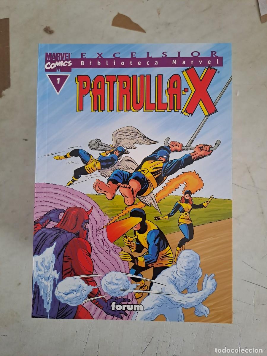 C&oacute;mics: Biblioteca Marvel, Patrulla X completa 12 n&uacute;meros, F&oacute;rum en muy buen estado Bolsa DA