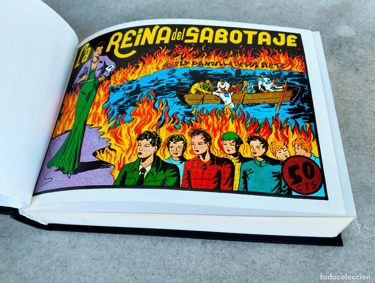 C&oacute;mics: Con la pandilla de los siete libro encuadernado con lote de tebeos c&oacute;mics novela visual - Foto 2
