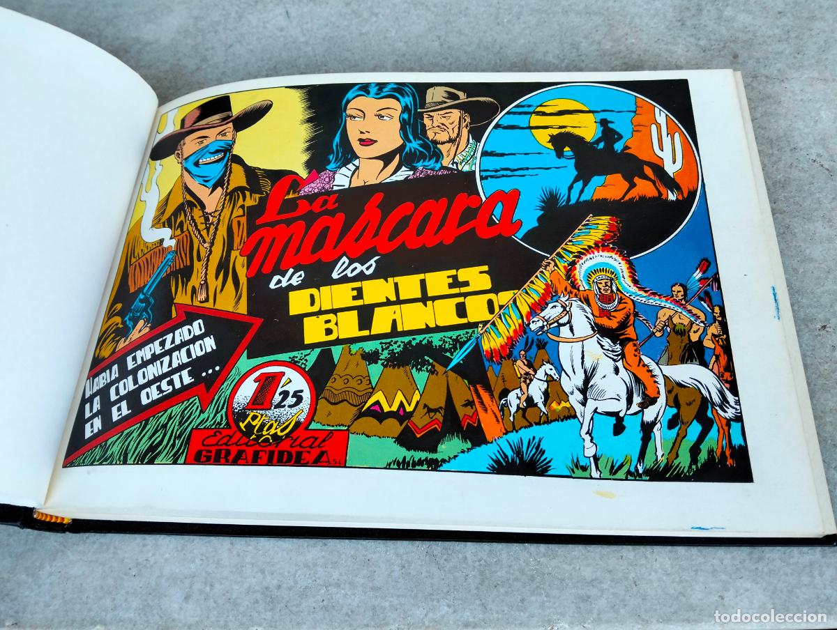 C&oacute;mics: La mascara de los dientes blancos libro encuadernado con lote de tebeos c&oacute;mics novela visual - Foto 3