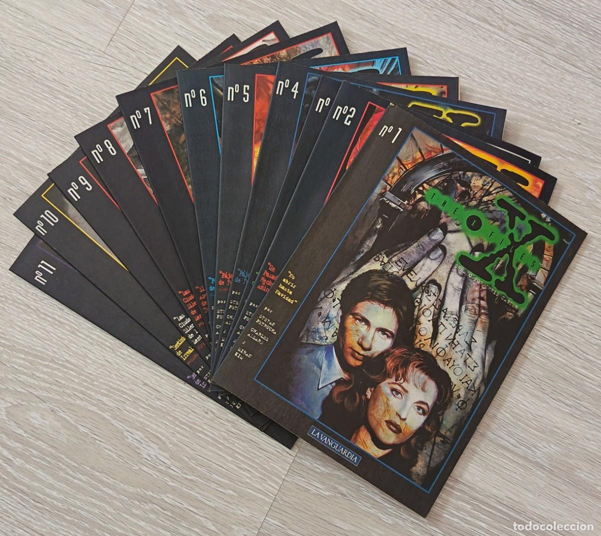 C&oacute;mics: 11 Fasciculos. Expediente X. La Vanguardia. Creado por Chris Carter 1996. Del N&ordm; 1 al N&ordm; 11.