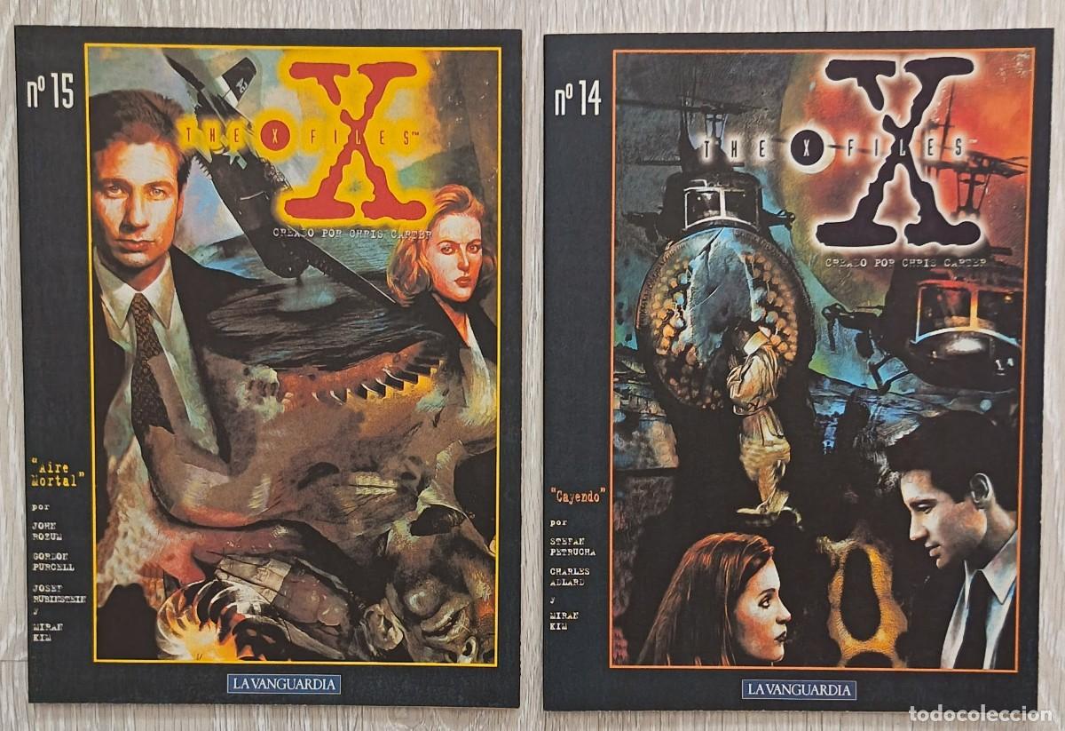 C&oacute;mics: 2 Fasciculos Expediente X. La Vanguardia. Creado por Chris Carter. 1996. N&ordm; 15 - 16.